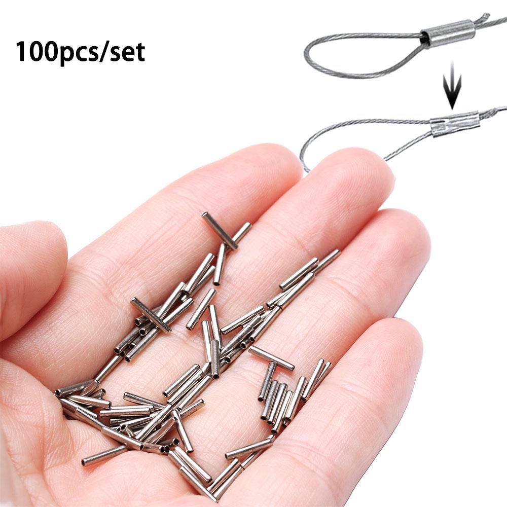 Baitcasting Reel - 100 pz tondo argento rame tubo