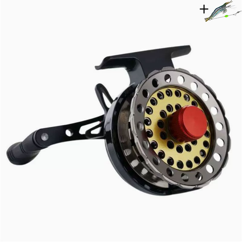 Ice Fishing Reel - Mulinello da Pesca in Metallo per