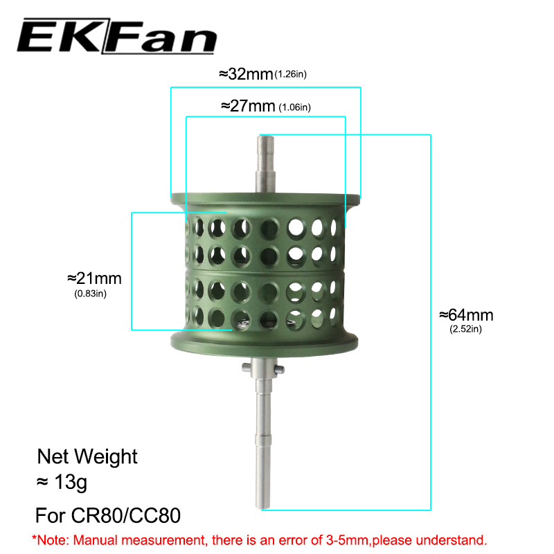 EKFan Green Micro Matter Threa - Reel Drag Knob recensione e prezzo